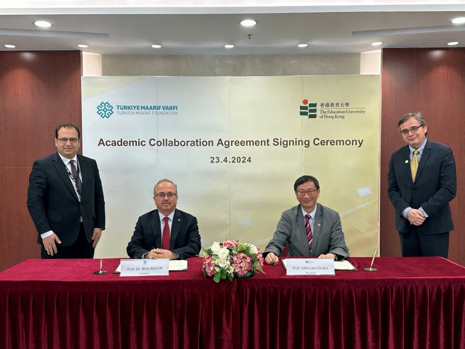 EdUHK Signs Agreement for Academic Collaborations with Turkish Maarif Foundation