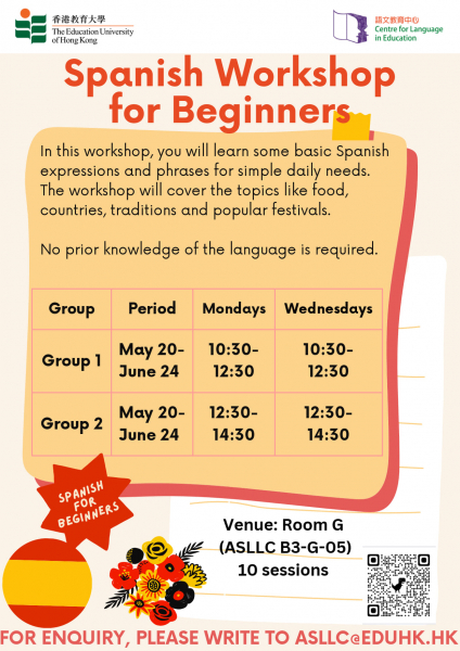 Spanish Workshop for Beginners