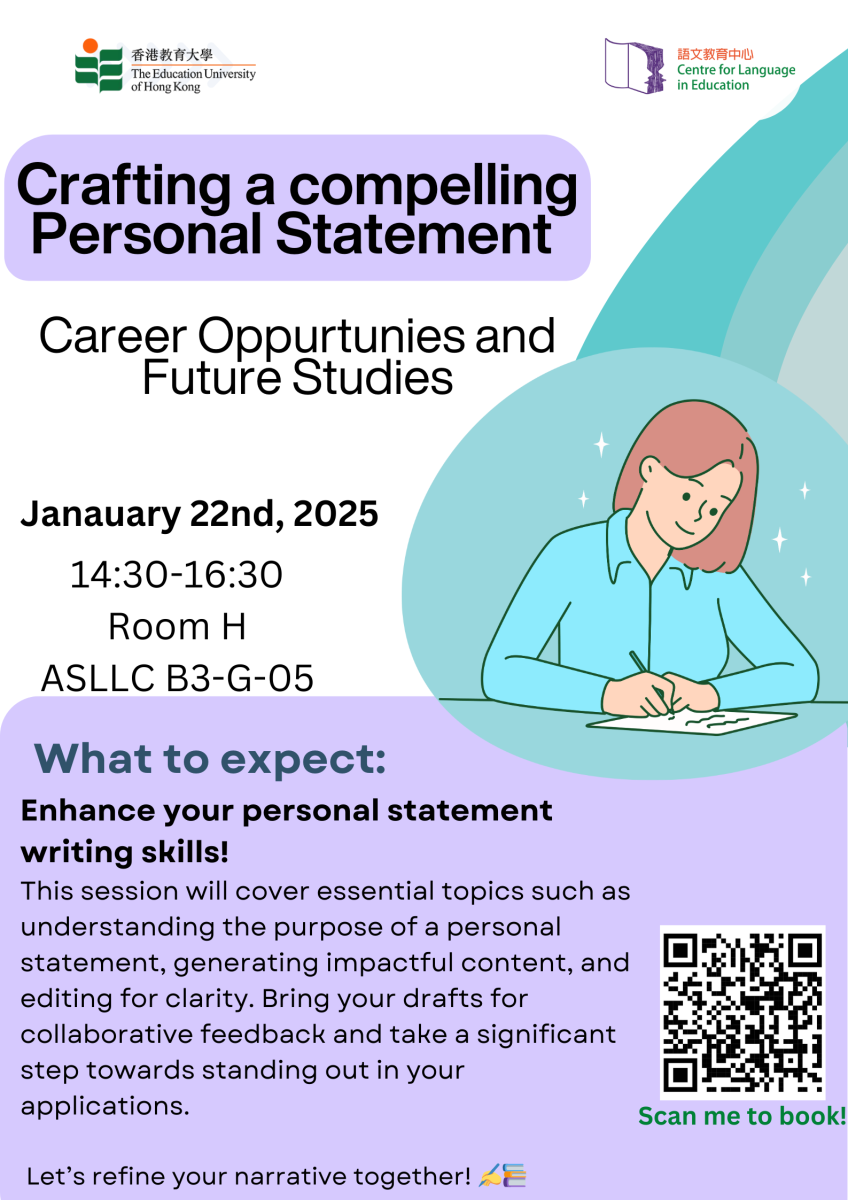 Crafting a compelling Personal Statement