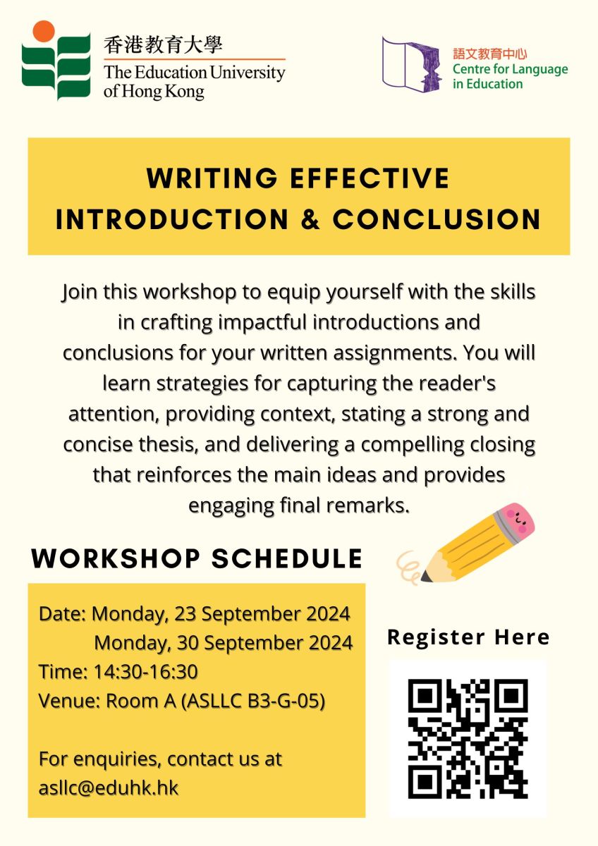 Writing Effective Introduction & Conclusion