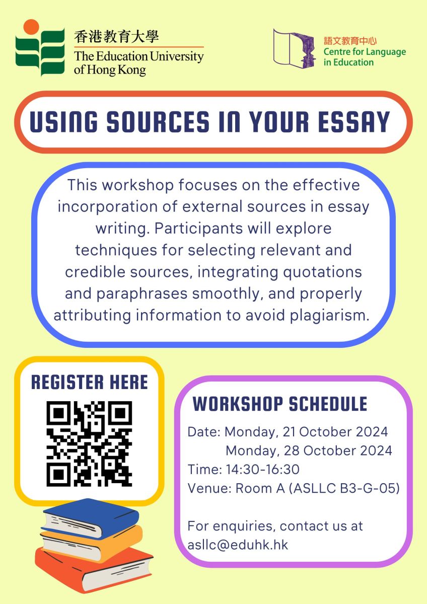 Using Sources in Your Essay