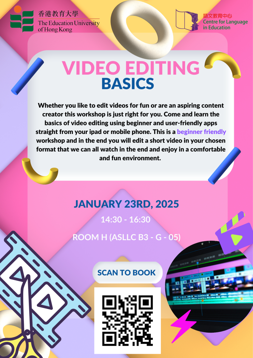 Video Editing Basics workshop