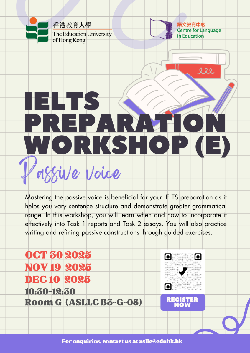 IELTS Preparation workshop (E) Passive voice