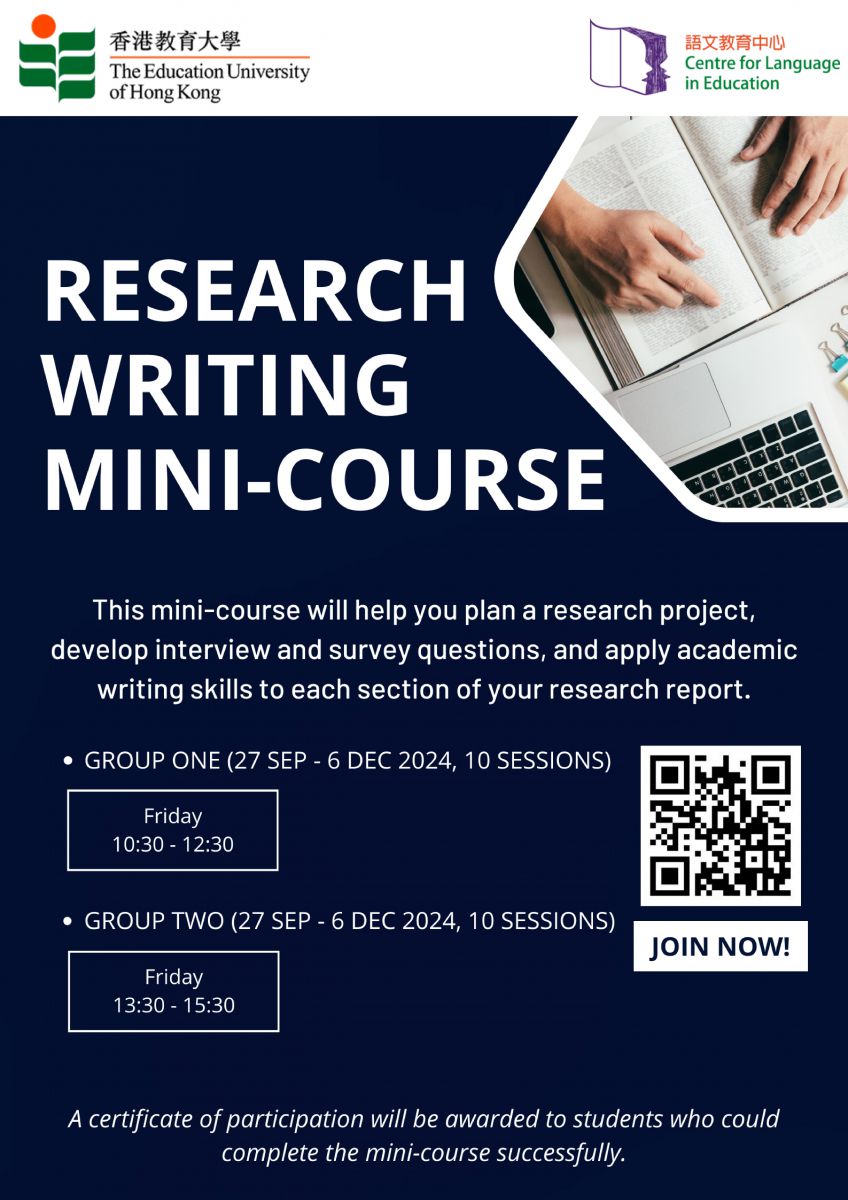 Research Writing Mini-Course