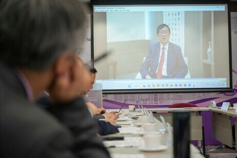 香港教育大學校長李子建教授為活動致歡迎辭