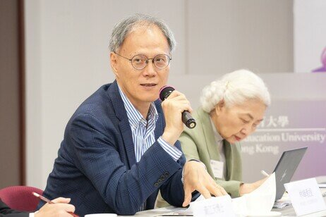 香港城市大學法律學院院長林峰教授於研討會上發言