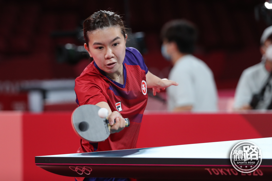 Lee Ho-ching is on the women’s table tennis team of Hong Kong, China (Photo provided by Sportsroad)