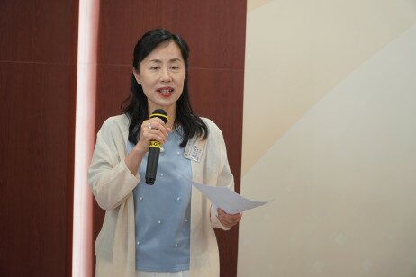 EdUHK Vice President (Academic) Professor May Cheng May-hung delivers welcome speech