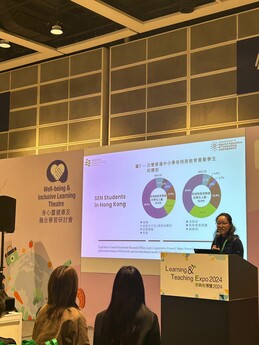 EdUHK scholar presents at Learning and Teaching Expo 2024- Dr Wang Hui