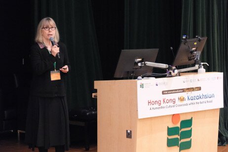 Professor Mette Hjort from EdUHK, one of the Keynote Speakers, delivers her speech