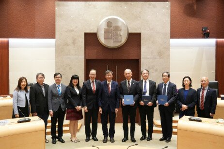 Group photo for the Partnership Signing Ceremony