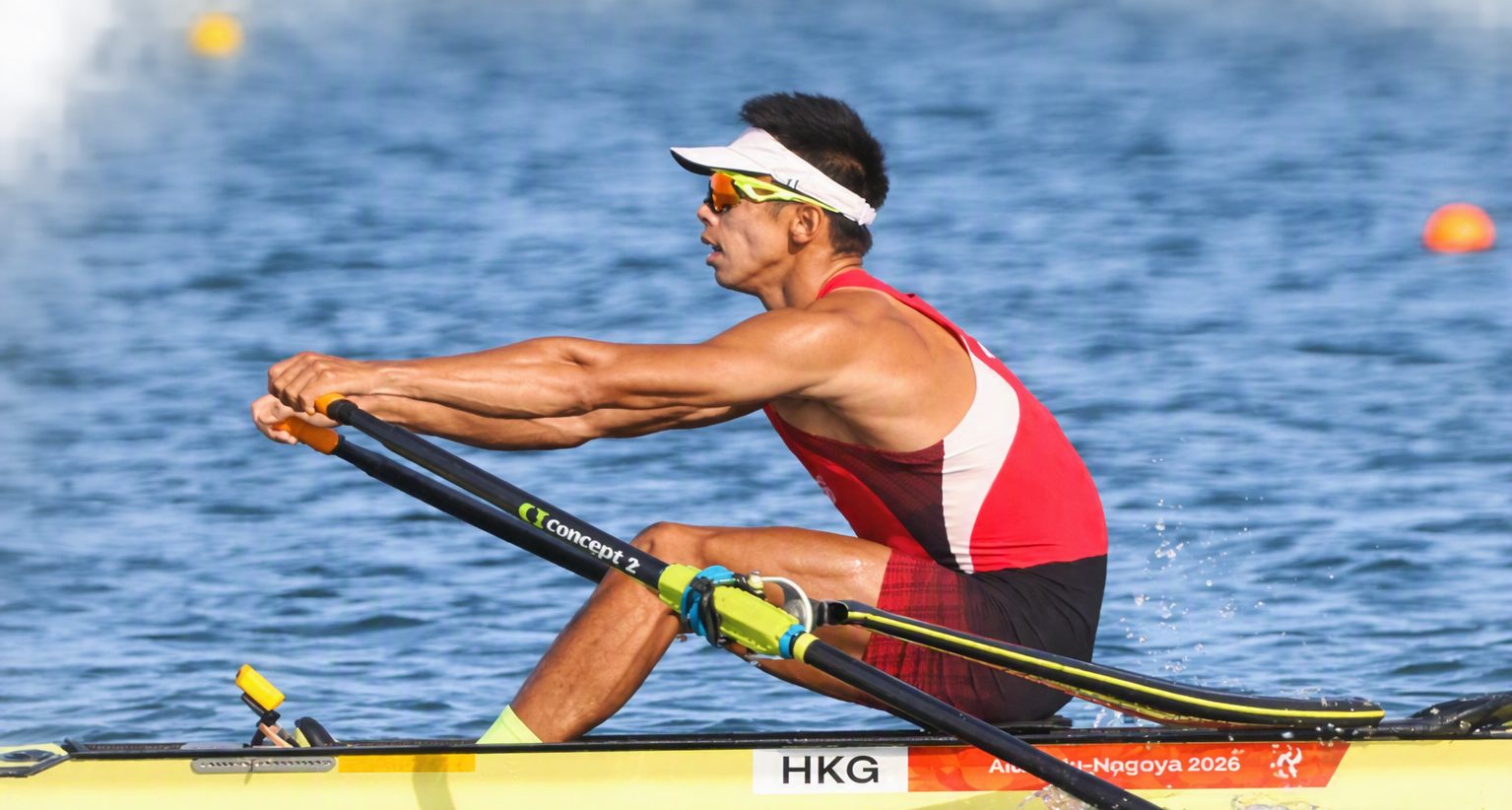 EdUHK Elite Athlete Student Chiu Hin-chun Winning Gold in the Lightweight Men’s Single Sculls at 2026 Asian Games