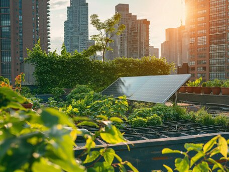 在可持续高科技城市农业中安置关怀