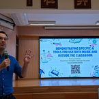 Dr Lucas Kohnke delivered two invited talks on integrating GenAI into language education across primary, secondary, and tertiary contexts