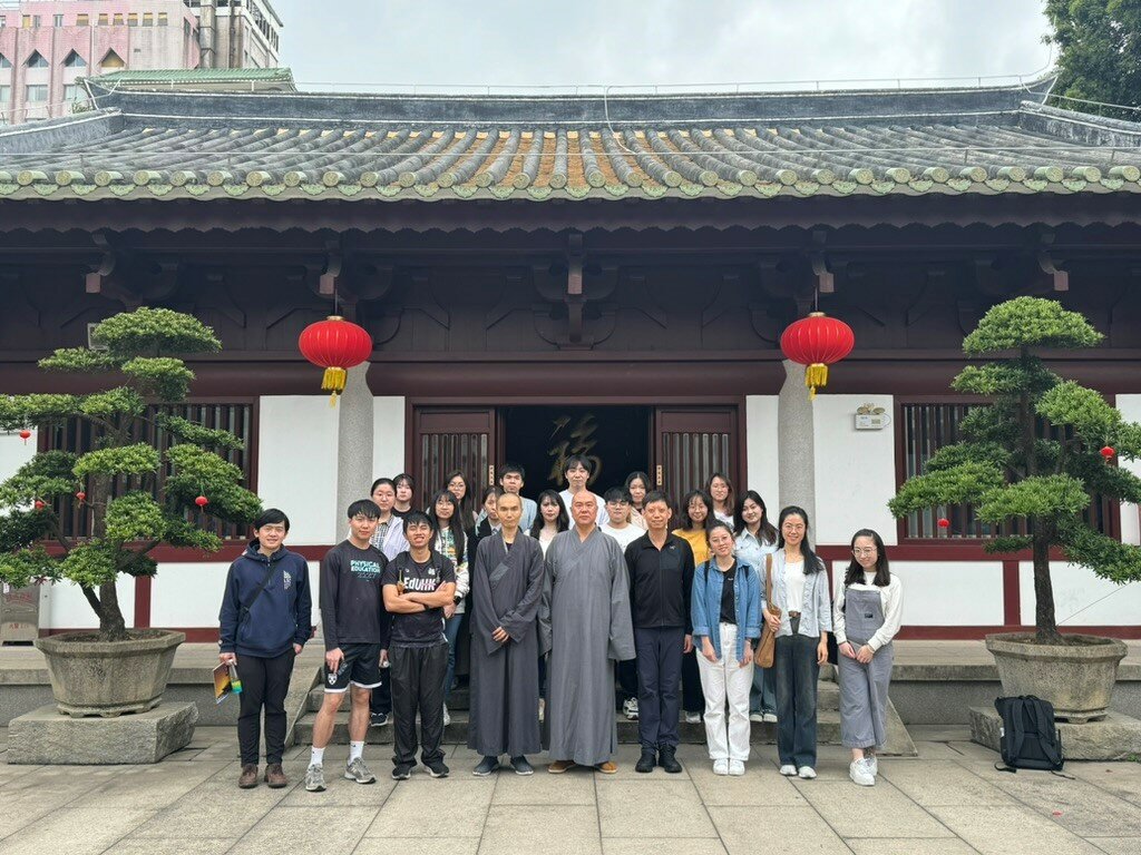 The team visits Guangxiao Temple in Guangzhou on 23 March 2024