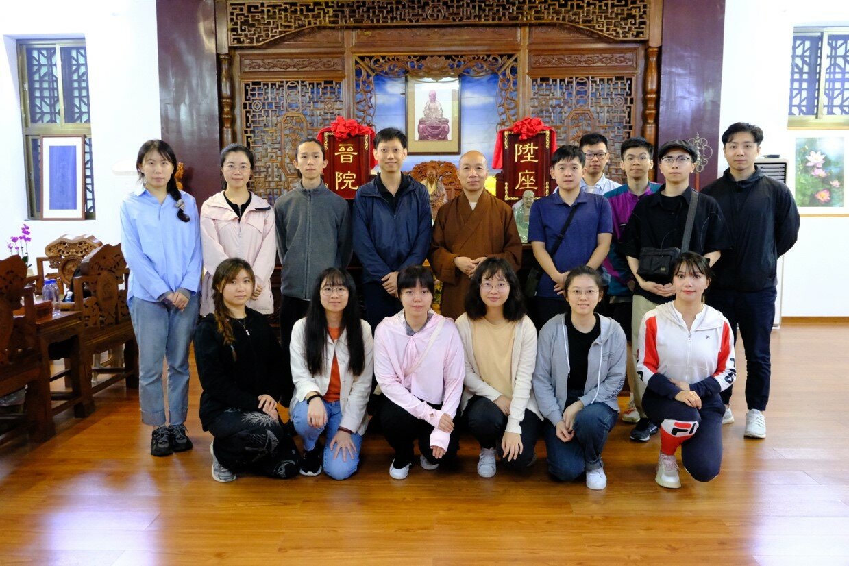 The team visits Nanhua Temple in Shaoguan on 6 April 2024 