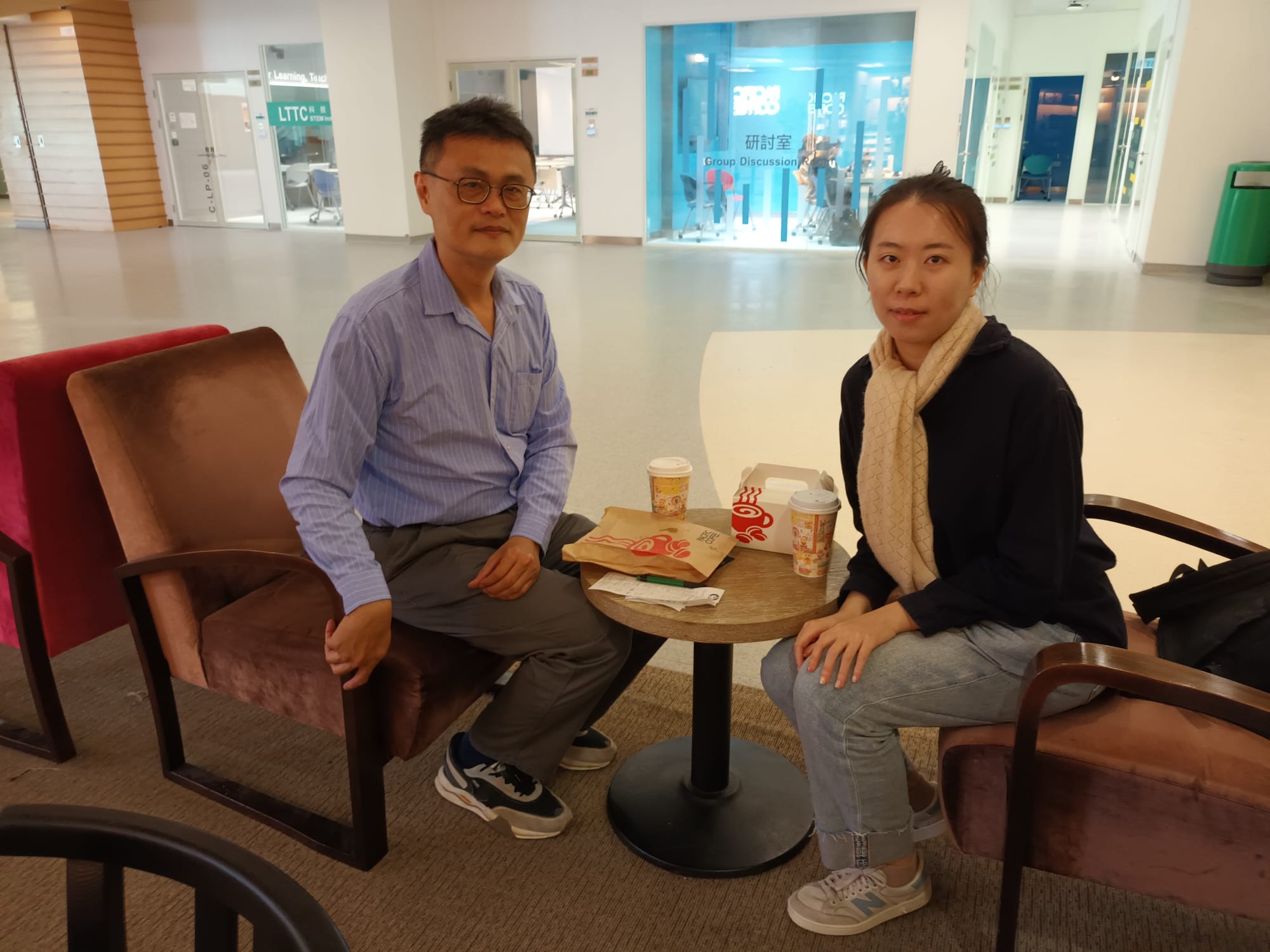 I share my learning experience with the Programme Leader Dr Hawk Chang