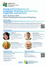 Inaugural Conference on Language Teaching and Learning: Cognition and Identity thumbnail