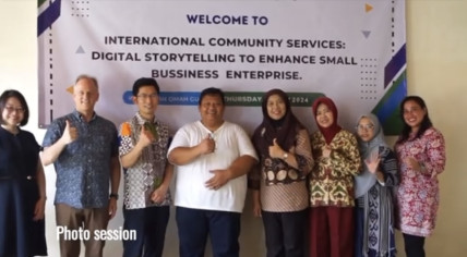 International Collaboration: Empowering Indonesian Local Businesses with Digital Storytelling