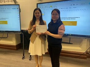 Dr. Maggie Qiao was invited to give a professional development workshop at St.Paul’s Primary Catholic School 縮圖