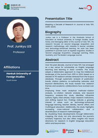 AsiaTEFL: Meet Our Featured Speaker: Prof. Junkyu LEE!