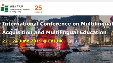 The International Conference on Multilingual Acquisition and Multilingual Education (IConMAME) 2019 缩图