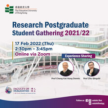 Research Postgraduate Student Gathering 2021/22 has been held successfully thumbnail