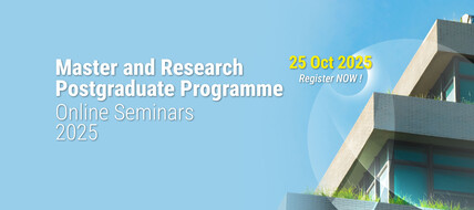 Master and Research Postgraduate Programme Online Seminars 2025