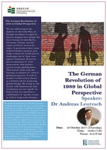 The German Revolution of 1989 in Global Perspective 缩图