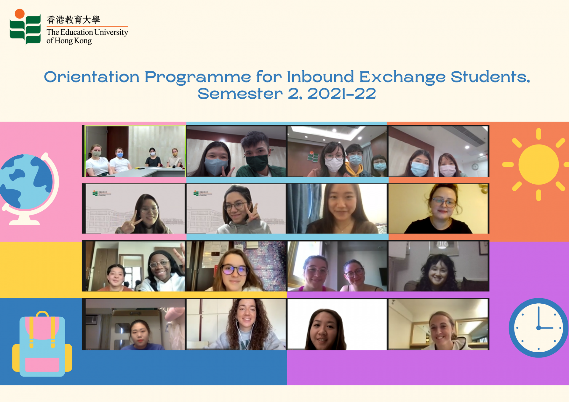 Orientation Programme for Inbound Exchange Students, Semester 2, 2021-22