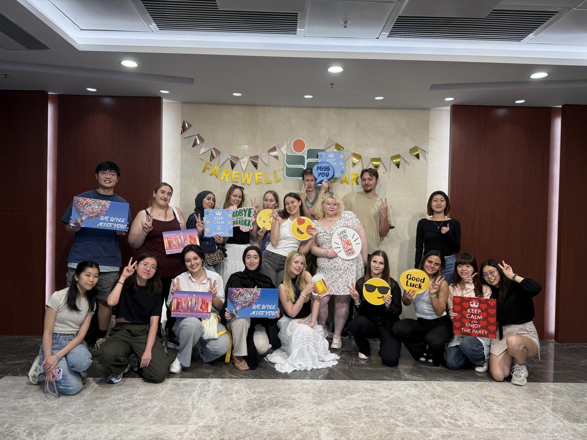 Farewell Party for Incoming Exchange Students in Semester 2, 2024-25