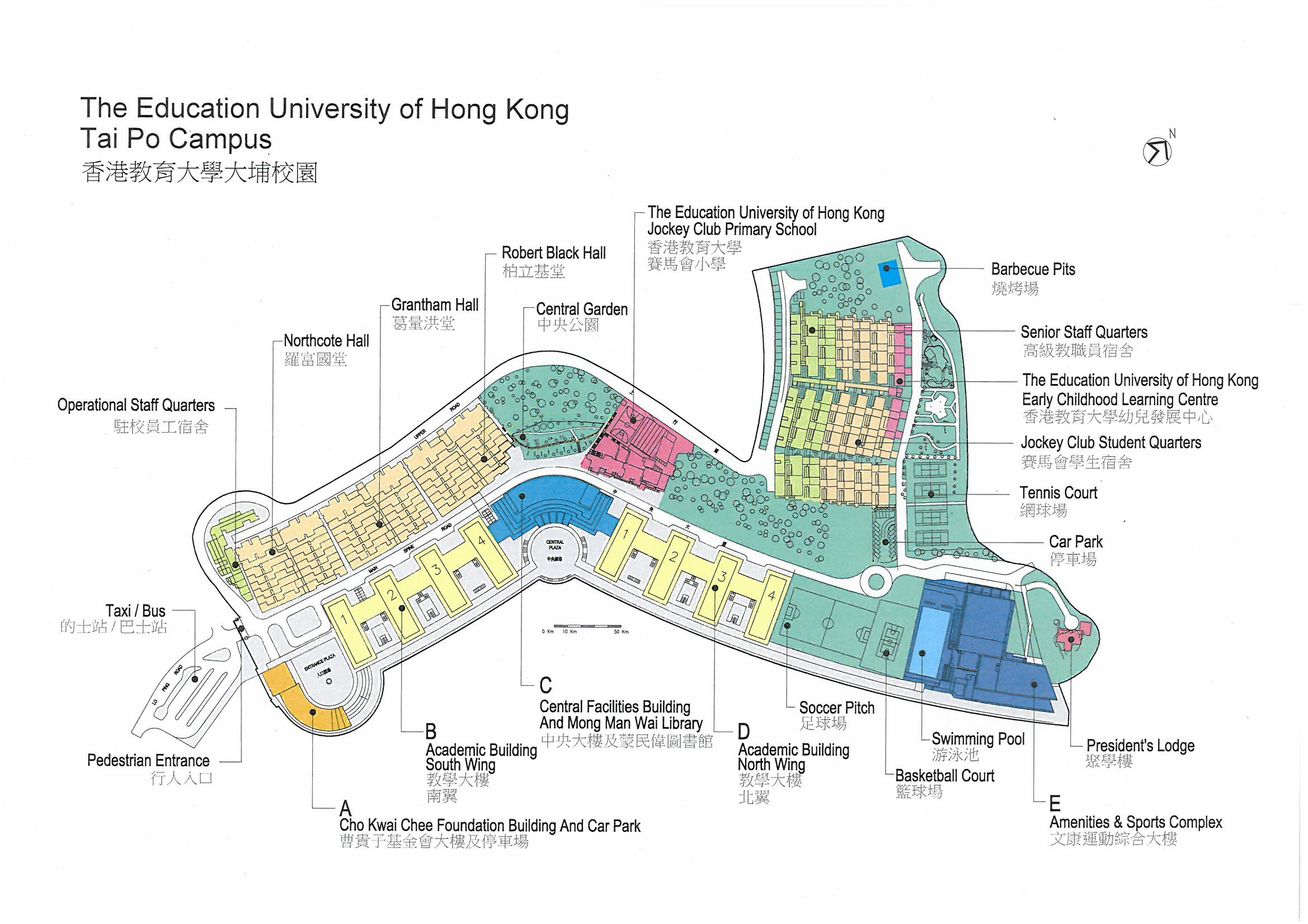 EdUHK Campus Map