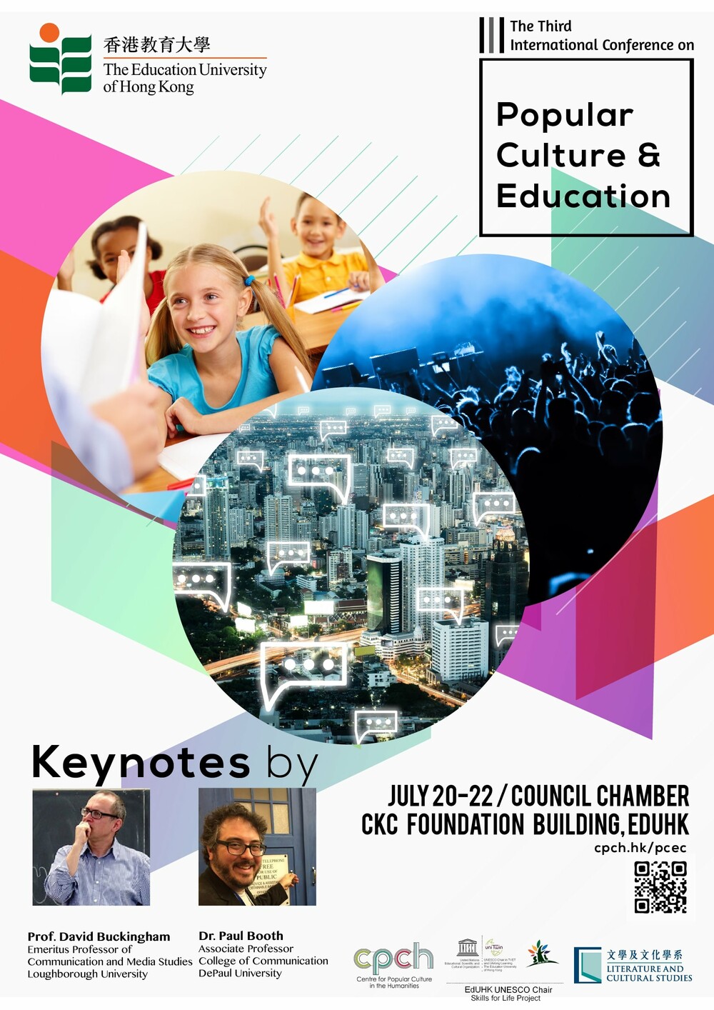 The Third International Conference on Popular Culture and Education