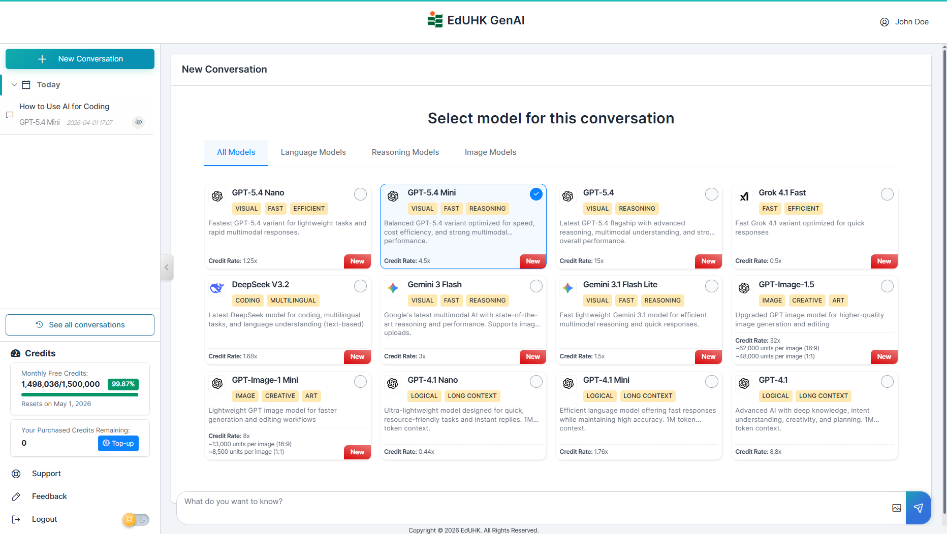 EdUHK ChatGPT Use of ChatGPT
