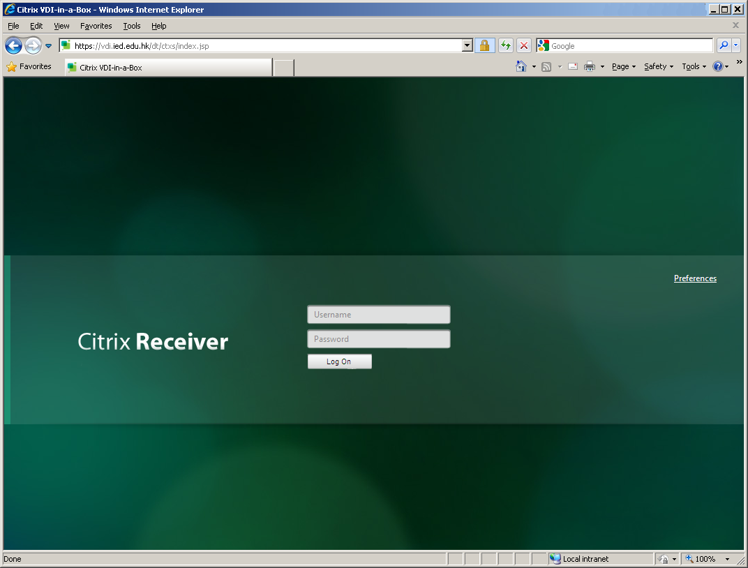 citrix receiver login download
