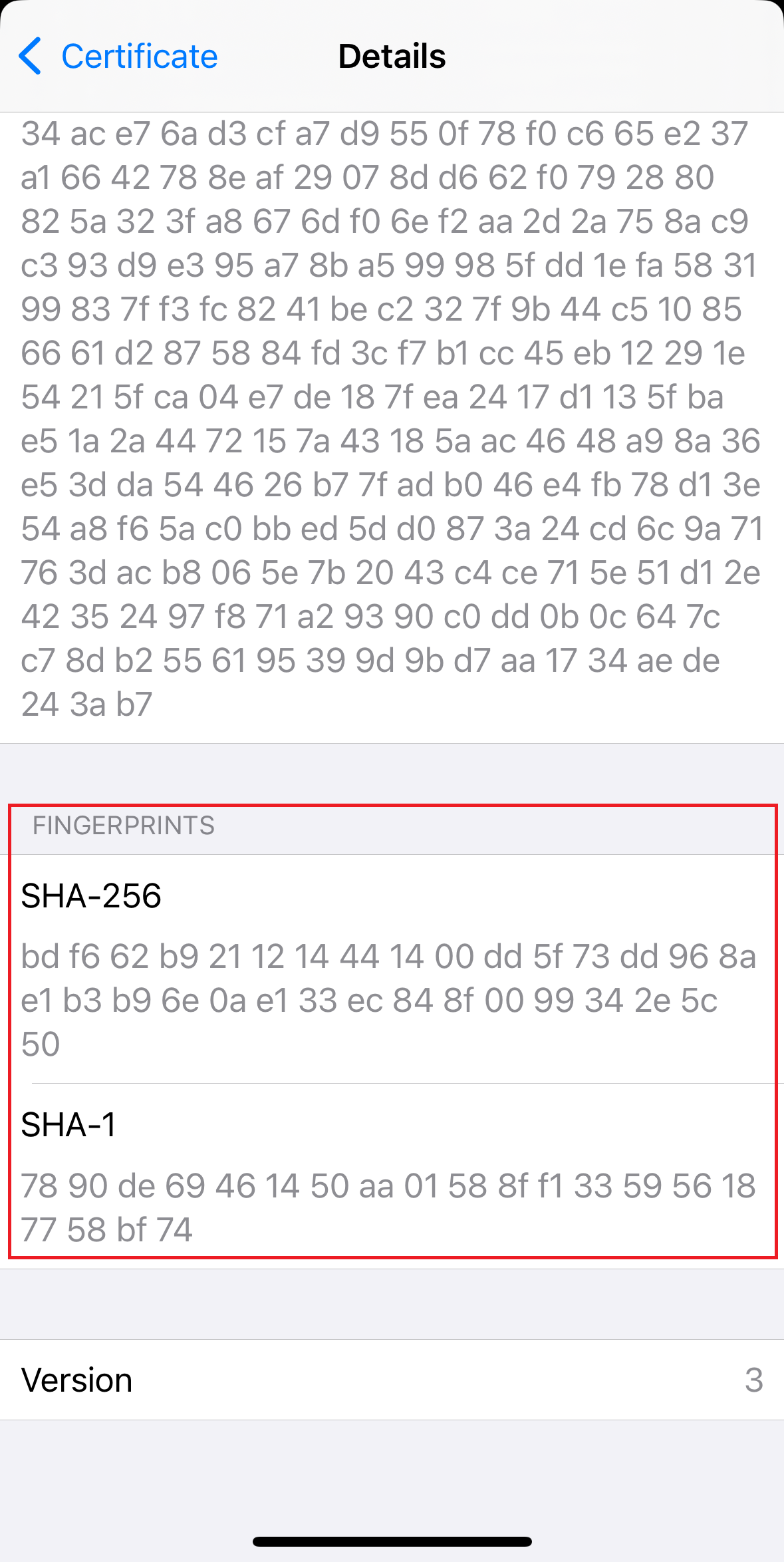 Illustration of iOS Wi-Fi certificate