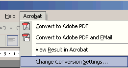 The image illustrate how to make those links workable after converted into a PDF file