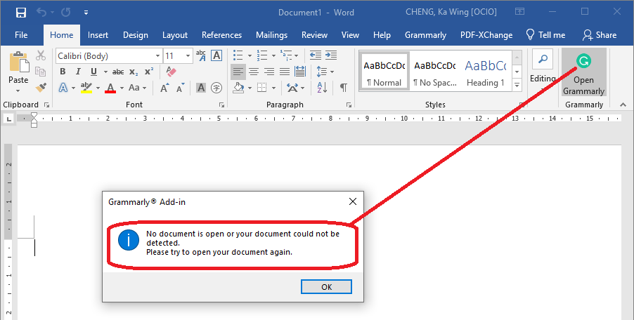 grammarly for microsoft word windows