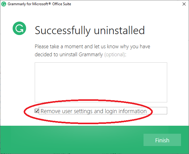 remove grammarly from outlook
