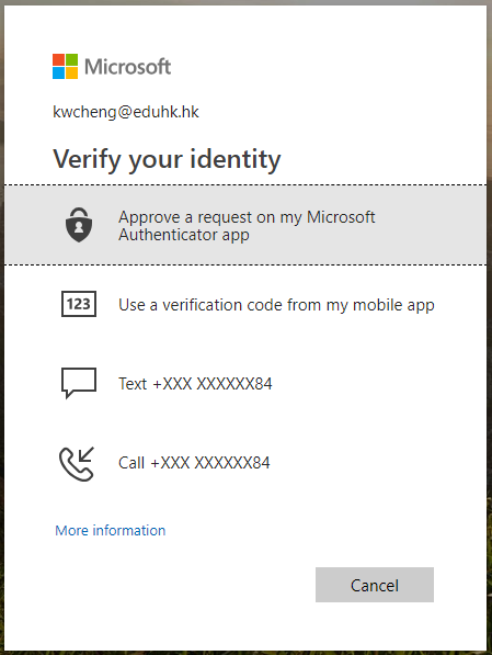 outlook identity login