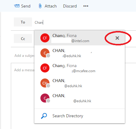 clean up contacts in outlook for mac