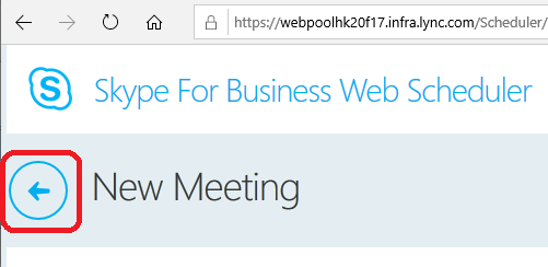 skype for business meeting scheduler mac