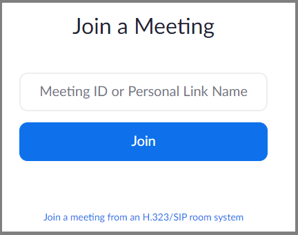 The image illustrate the join meeting url