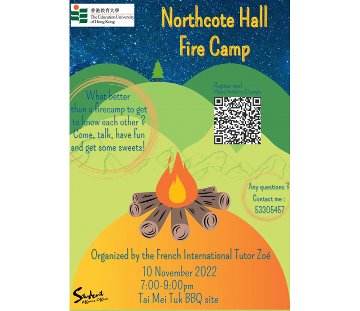 Northcote Hall Fire Camp_poster