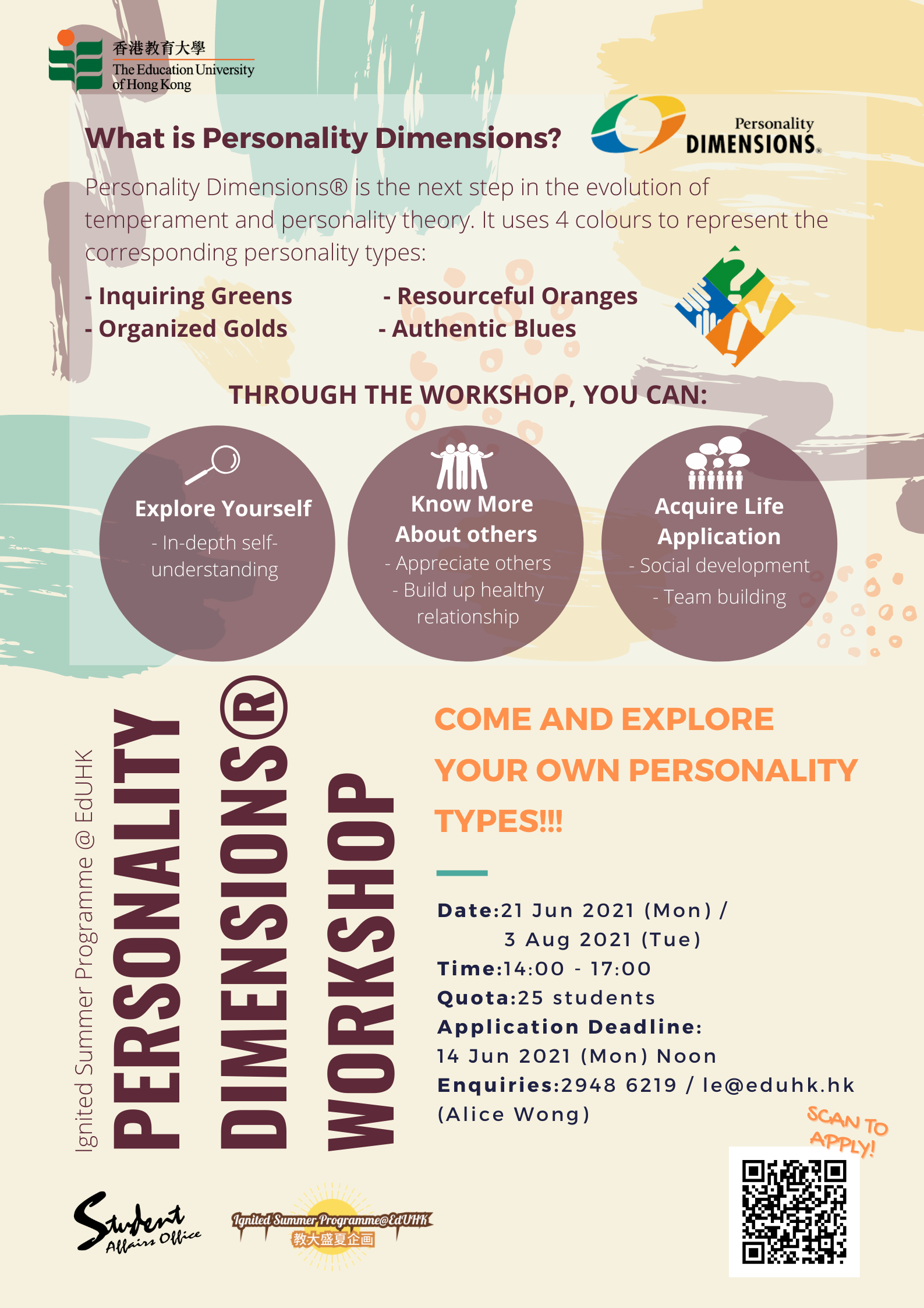 Self Photos / Files - updated poster_Personality Dimensions® Workshop (1)